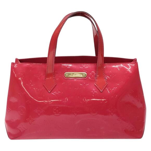 LOUIS VUITTON Monogram Vernis Wilshire PM Hand Bag Rose Pop M93643 - Picture 2 of 12
